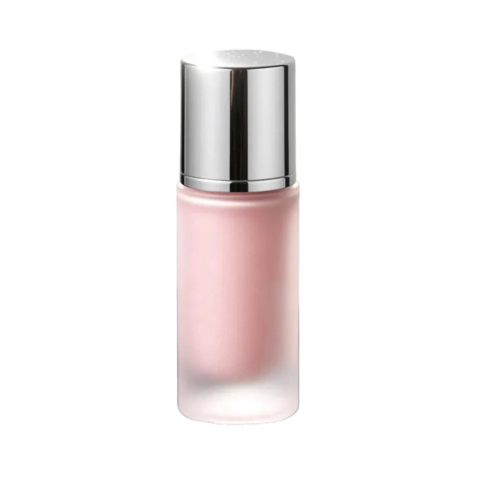 Frosted Glass Lotion Bottle with Pump